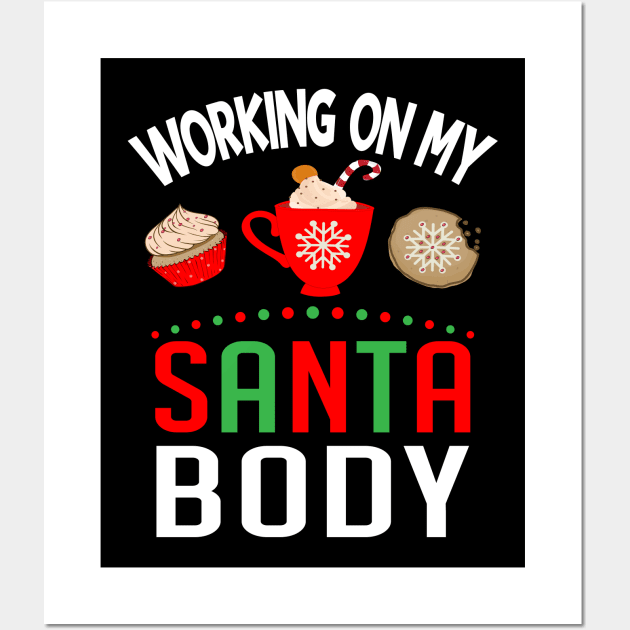 Working On My Santa Body Wall Art by MZeeDesigns